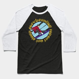 Eat Sleep Snowboarding Repeat Baseball T-Shirt